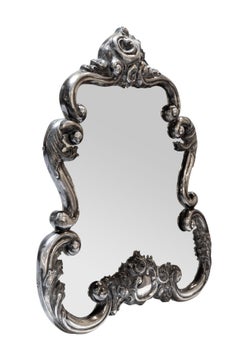 Vienna Silver Vanity Mirror, Hallmarked, 1855