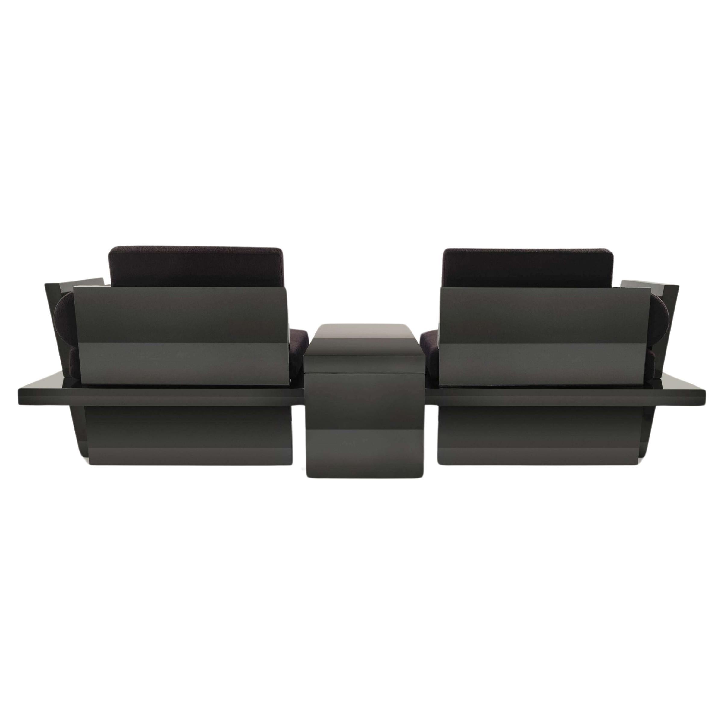 Wiener Sofa, Pariser Feminity Transites to Wiener Masculine Art Deco, Wiener Sofa