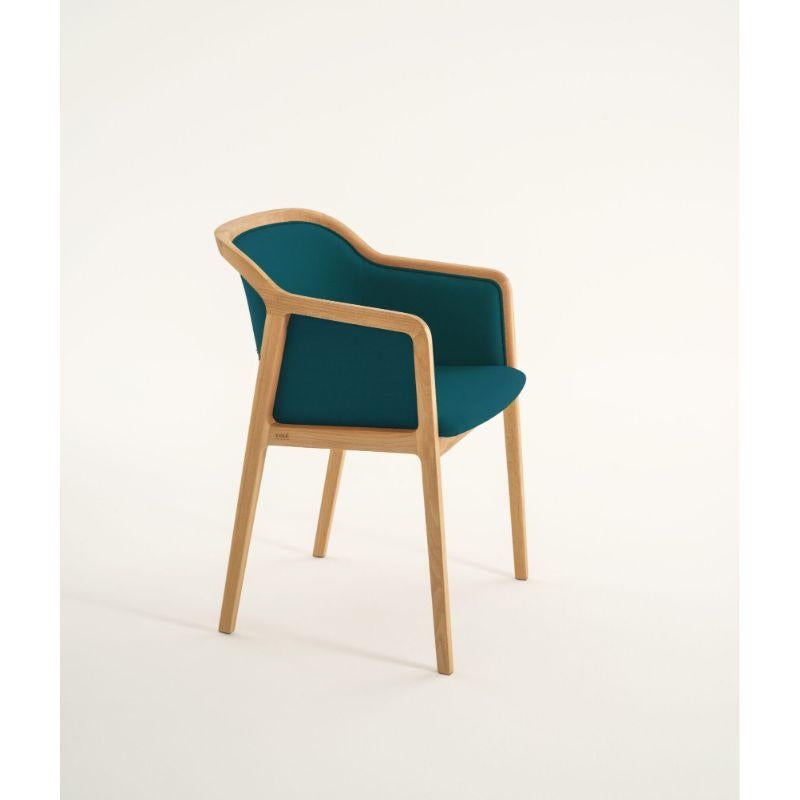 Vienna soft little armchair, Azur by Colé Italia with Emmanuel Gallina.
Dimensions: H 78, W 53, D 50 cm.
Materials: Natural beechwood little armchair with upholstered seat and back (Cat C).

Also available: Vienna chair, Vienna little armchair,