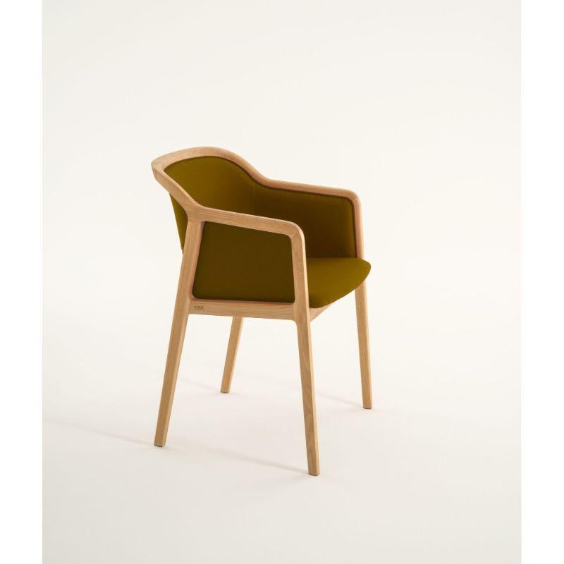 Vienna soft little armchair, bronce by Colé Italia with Emmanuel Gallina
Dimensions: H 78, W 53, D 50 cm.
Materials: natural beechwood little armchair with upholstered seat and back (Cat C)

Also available: Vienna chair, Vienna little armchair,