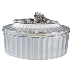 Vienna - Scatola in argento sterling con fiori