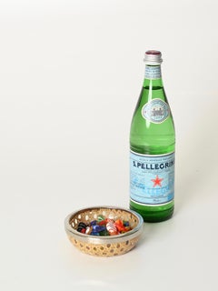 Vienna Straw, Lucite and Chrome Catchall Tray Vide-Poche, Dior Style, Italy 1970