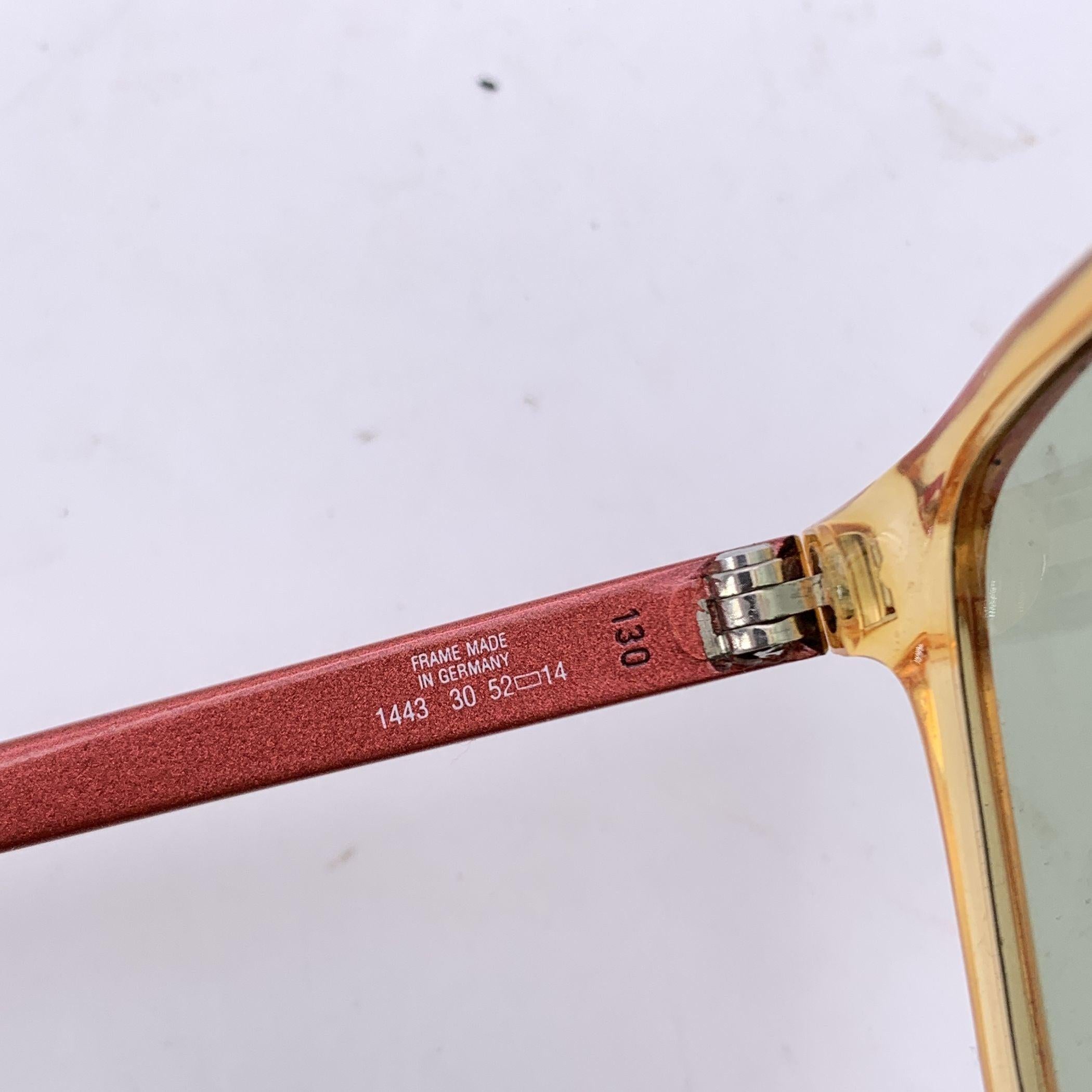 Grigio Occhiali da sole VIENNALINE Vintage Yellow 1443 52/14 130mm in vendita