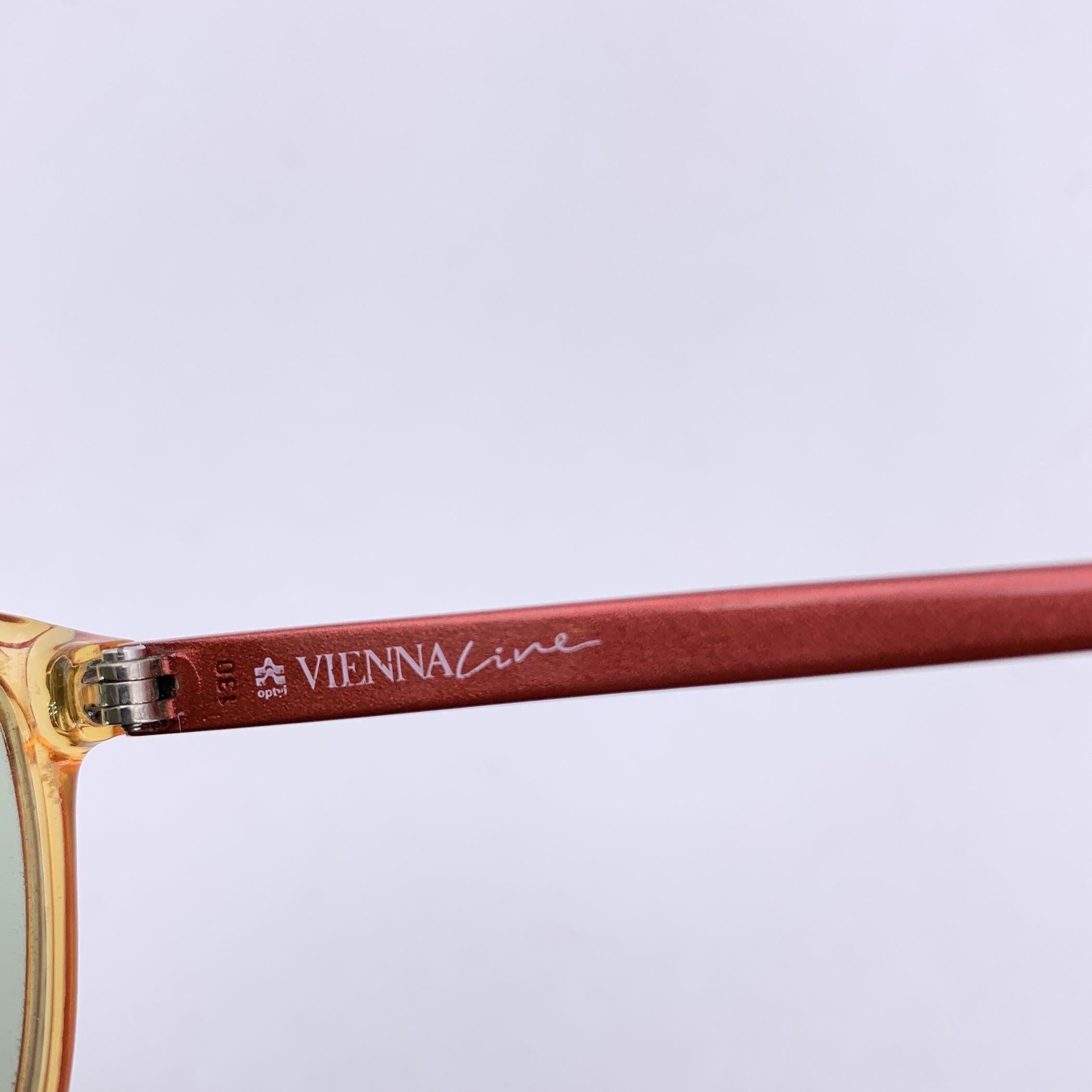 Occhiali da sole VIENNALINE Vintage Yellow 1443 52/14 130mm In condizioni ottime in vendita a Rome, Rome