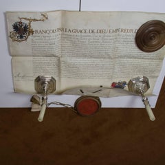 Vienne 1749 Nobility Letter