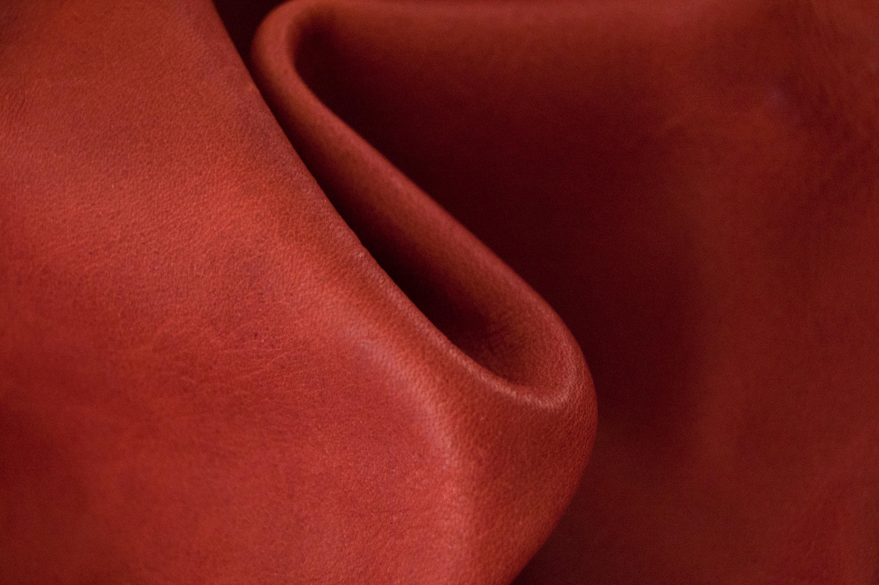 Italiano VIENNED - Cuscino in cashmere - Rosso ruggine in vendita