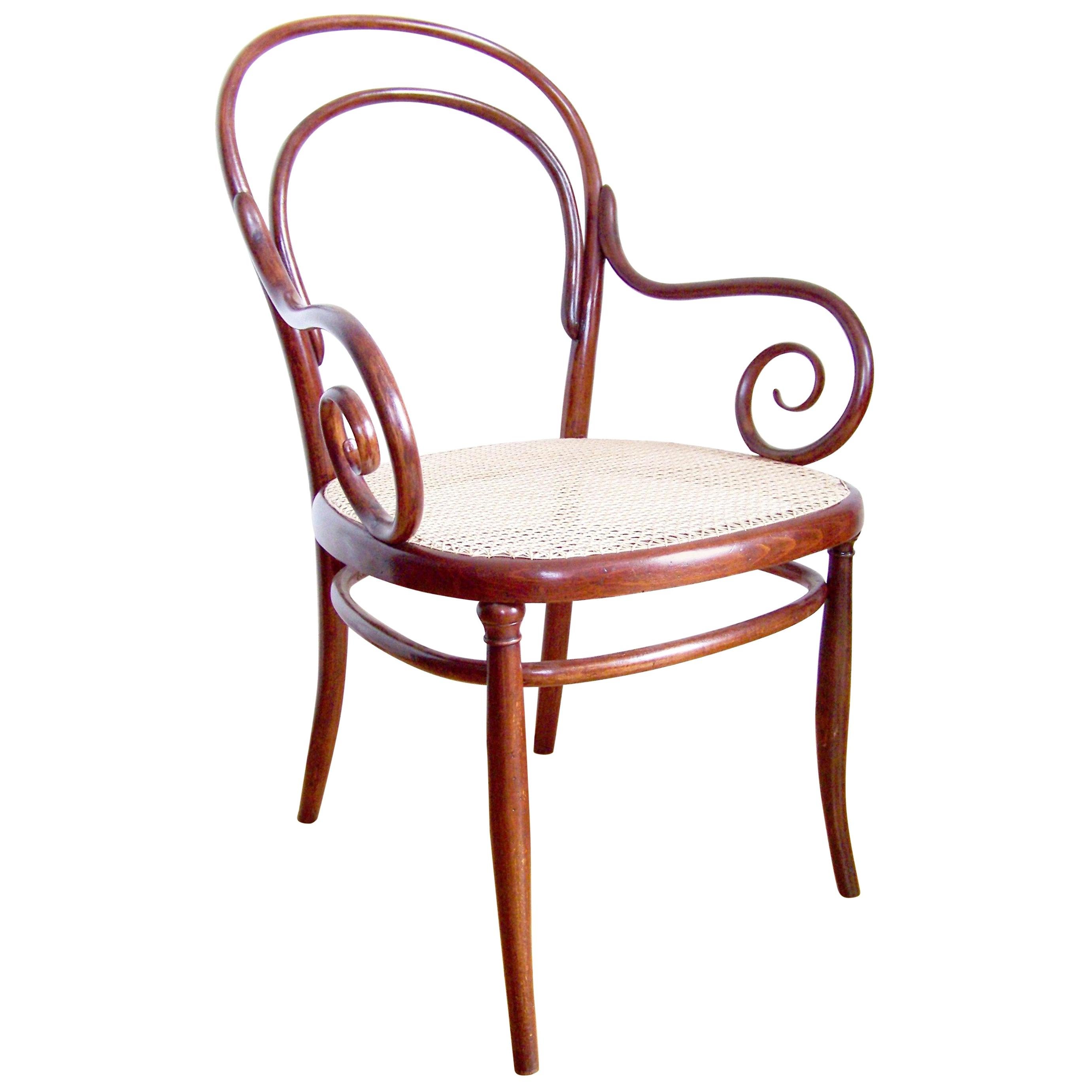 Viennese Armchair, Model Nr.8, circa 1870