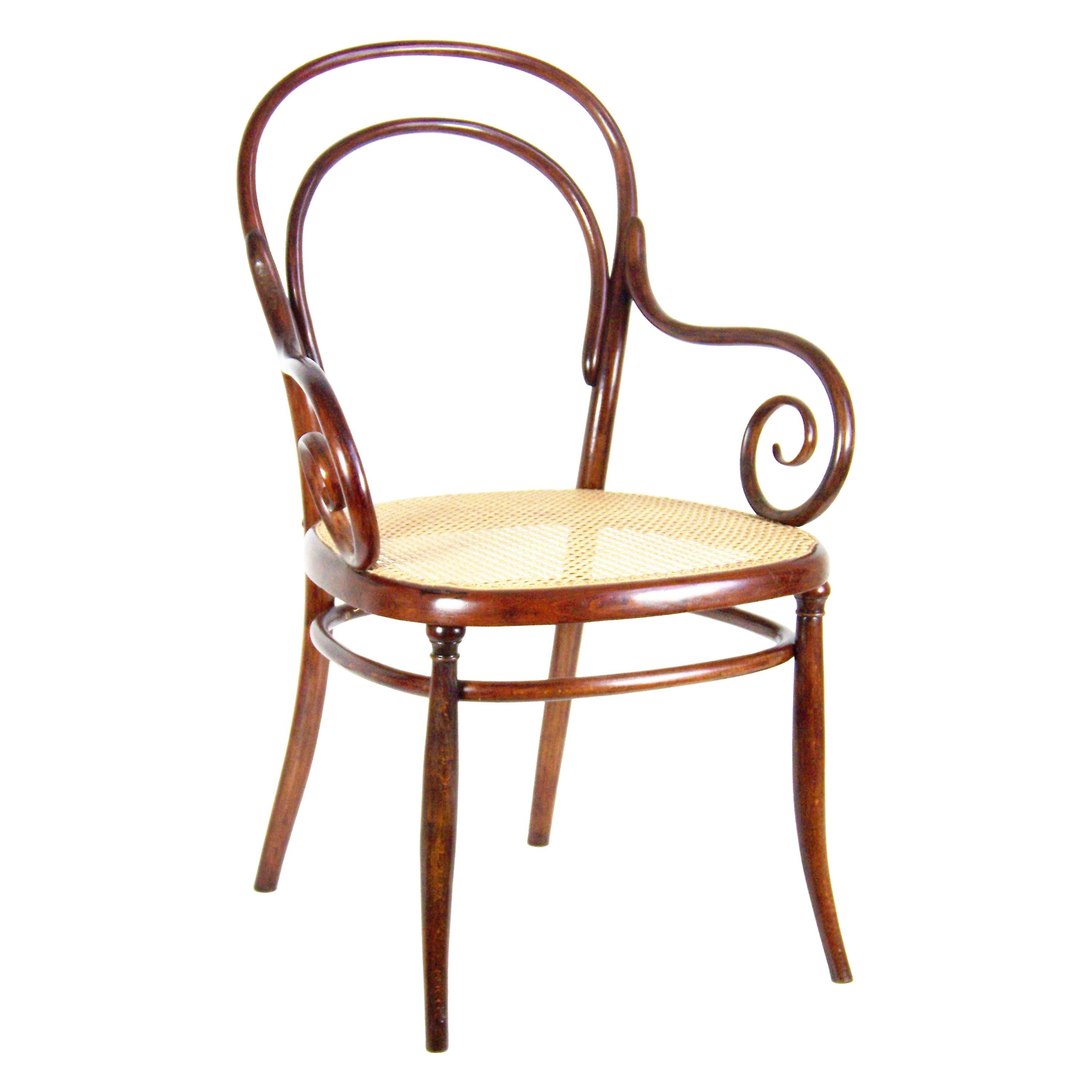 Viennese Armchair, Model Nr.8, circa 1870
