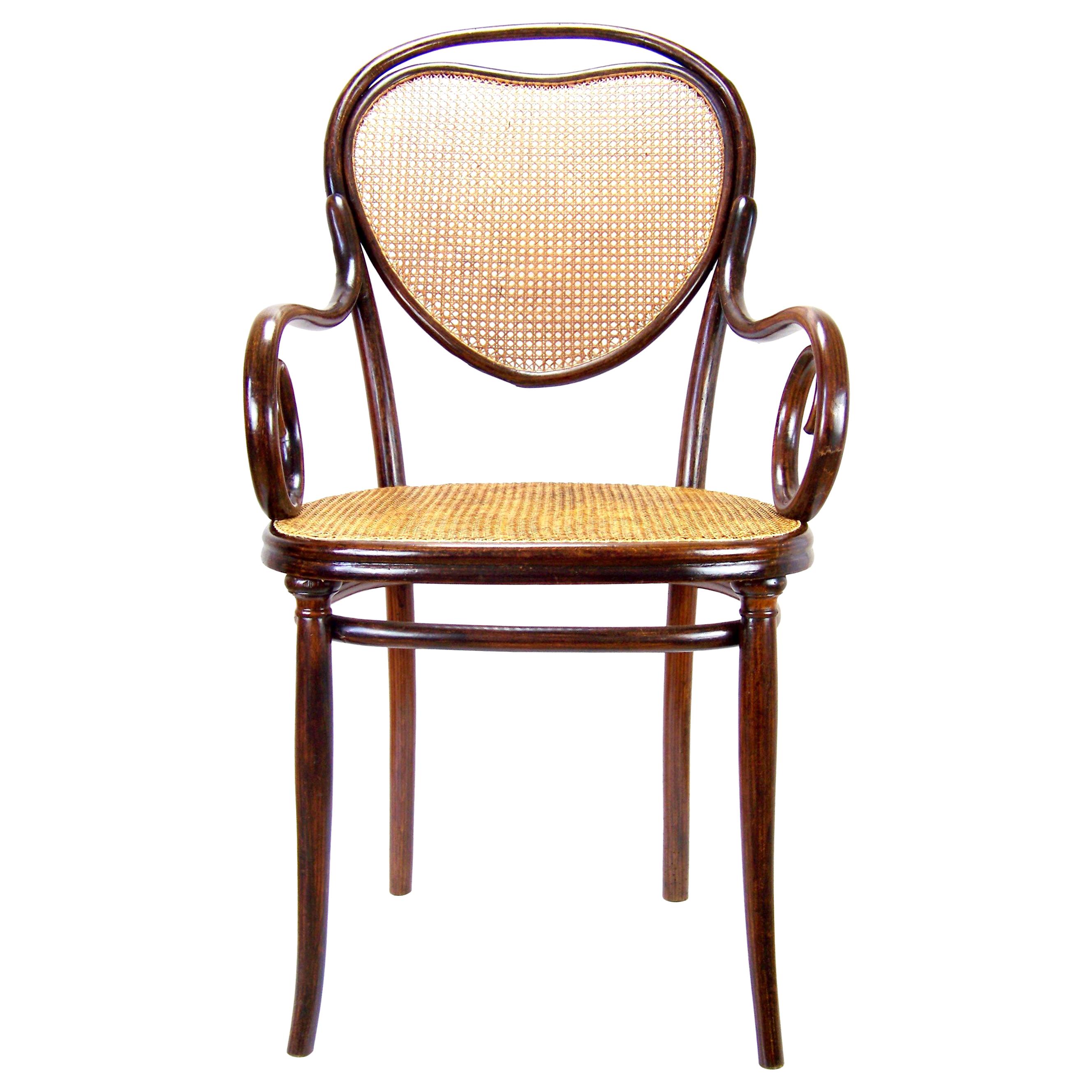 Wiener Sessel Thonet Nr. 3, frühe Form, um 1860 im Angebot