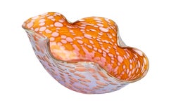 Viennese Art Nouveau bowl Johann Loetz Witwe Orbulin decoration ca. 1900