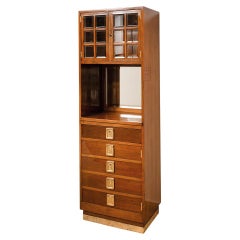 Viennese Art Nouveau cabinet by school of Josef Hoffmann ca. 1900