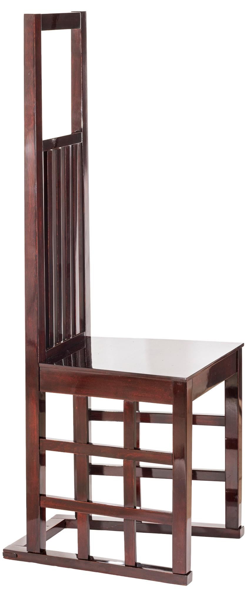 Viennese Art Nouveau chair by Josef Hoffmann ca. 1902 (Jugendstil) im Angebot
