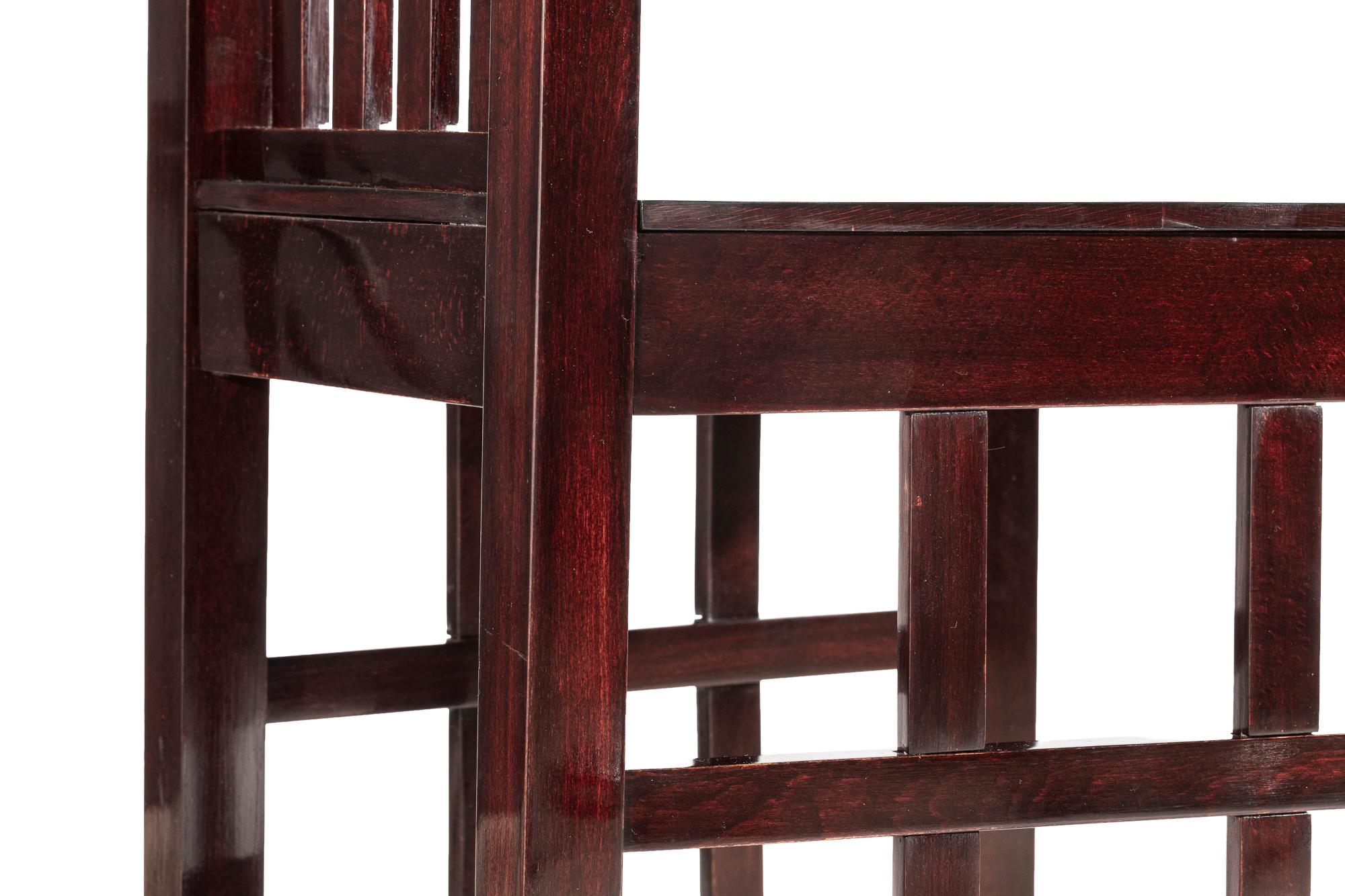Viennese Art Nouveau chair by Josef Hoffmann ca. 1902 im Zustand „Gut“ im Angebot in Klosterneuburg, AT