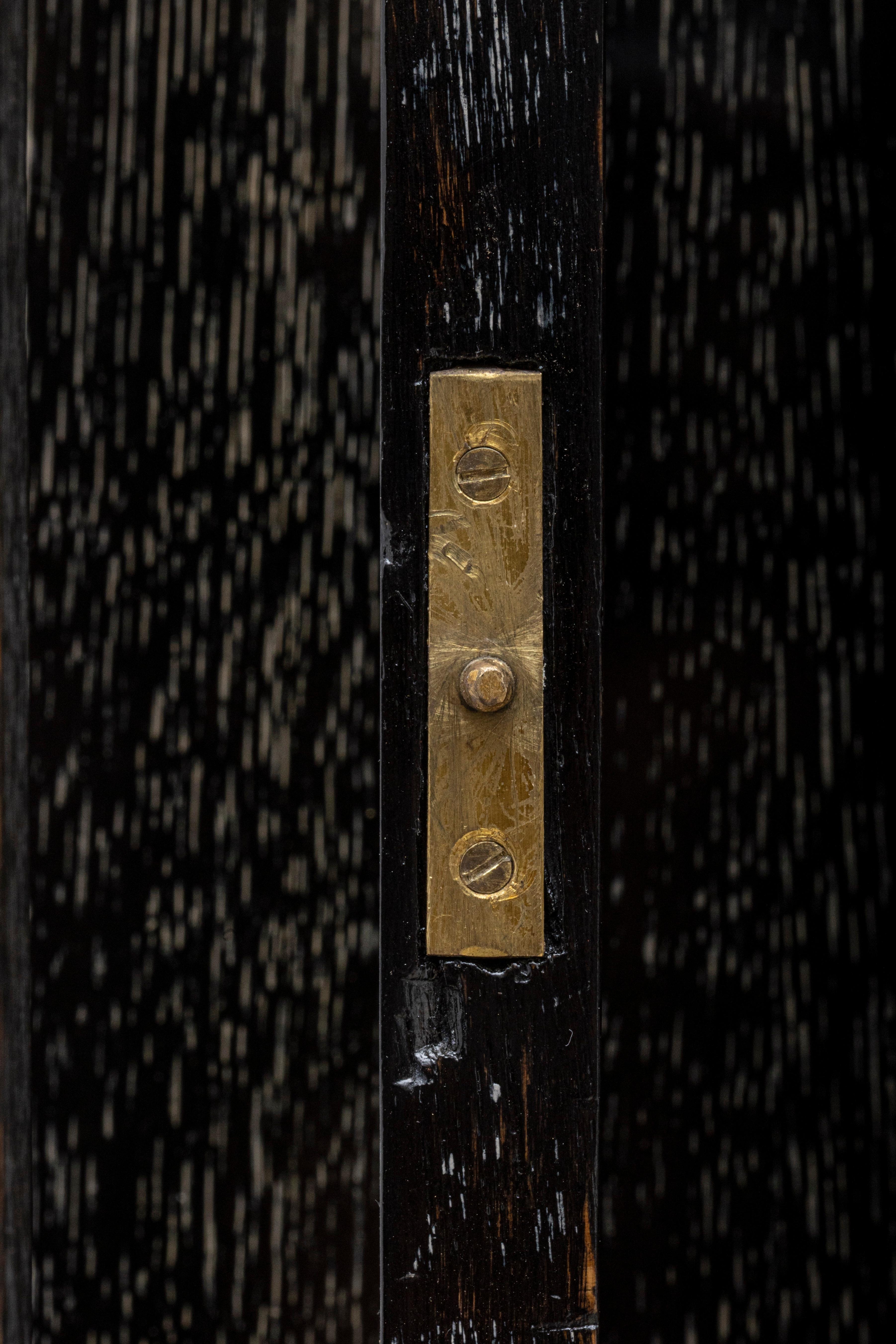 Austrian Viennese Art Nouveau grandfather clock Georg Klimt Michael Niedermoser ca. 1900 For Sale