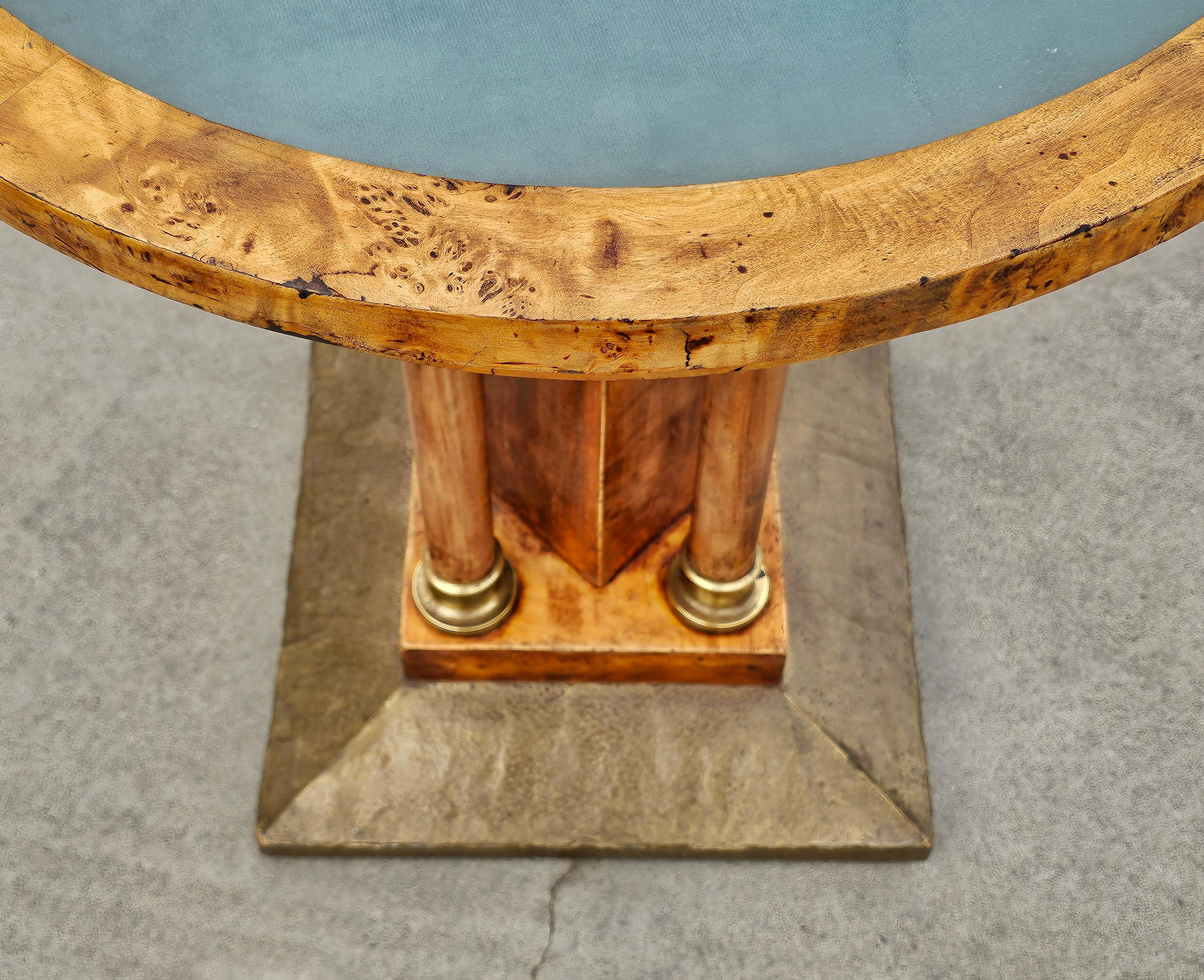 Early 20th Century Viennese Secessionist Gueridon Table done in Birdseye Maple, Austria 1900s For Sale