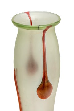 Viennese Art Nouveau Loetz Vase "Olympia mit rothen Tropfen" decoration ca. 1901