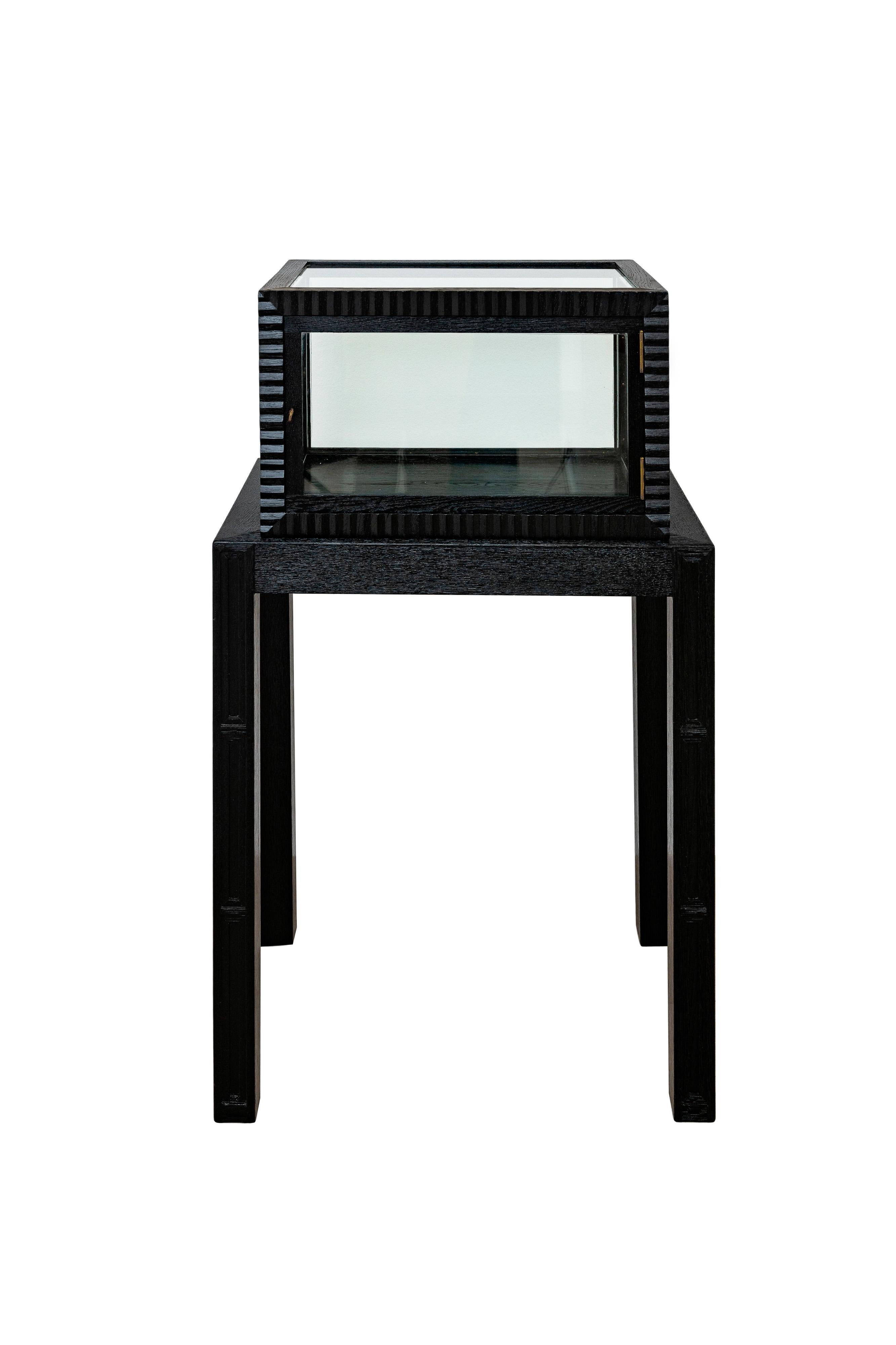 Mesa vitrina Art Nouveau vienesa Hans Bolek August Ungethüm 1913 Austríaco en venta