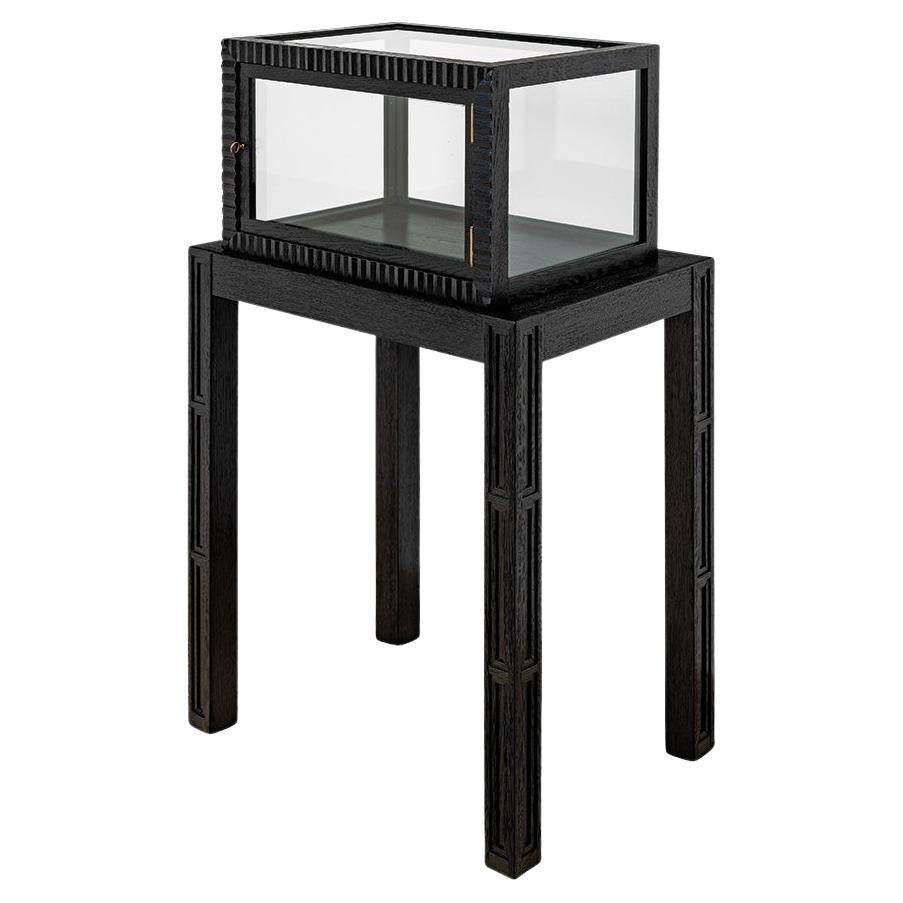 Mesa vitrina Art Nouveau vienesa Hans Bolek August Ungethüm 1913 en venta