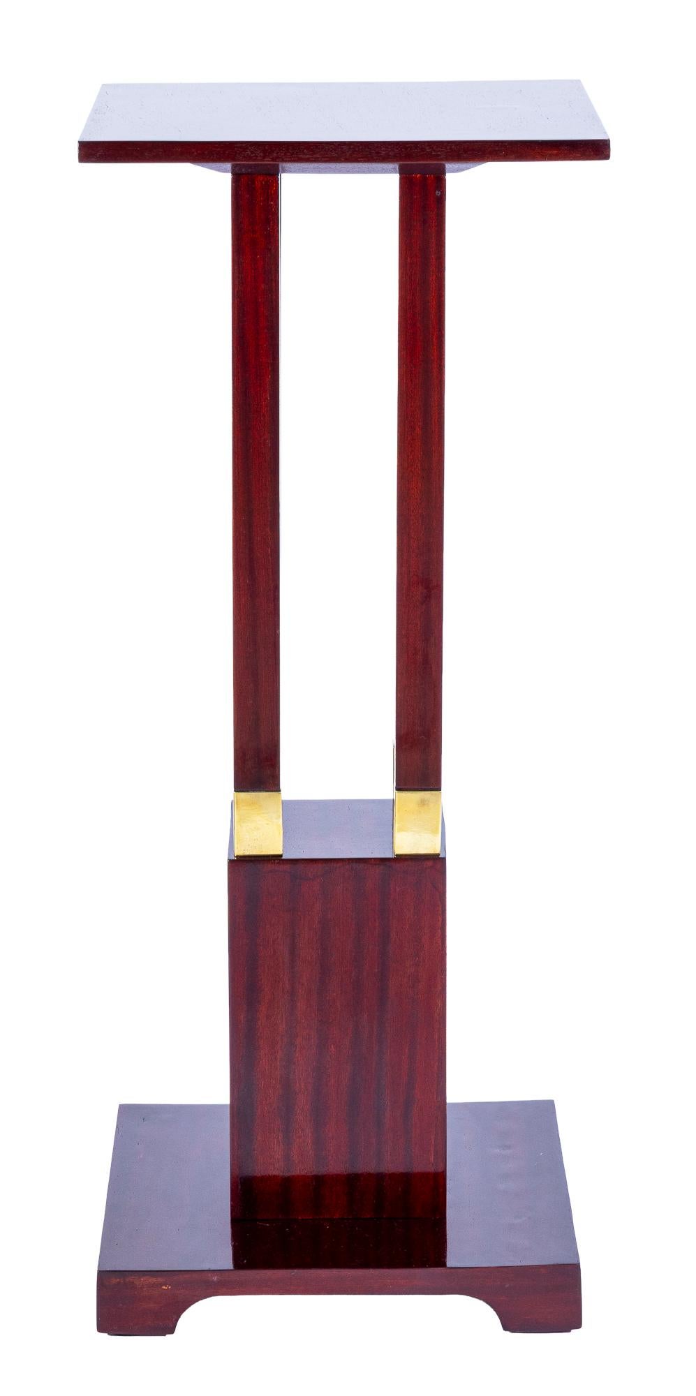 Brass Viennese Art Nouveau side table ca. 1900 For Sale