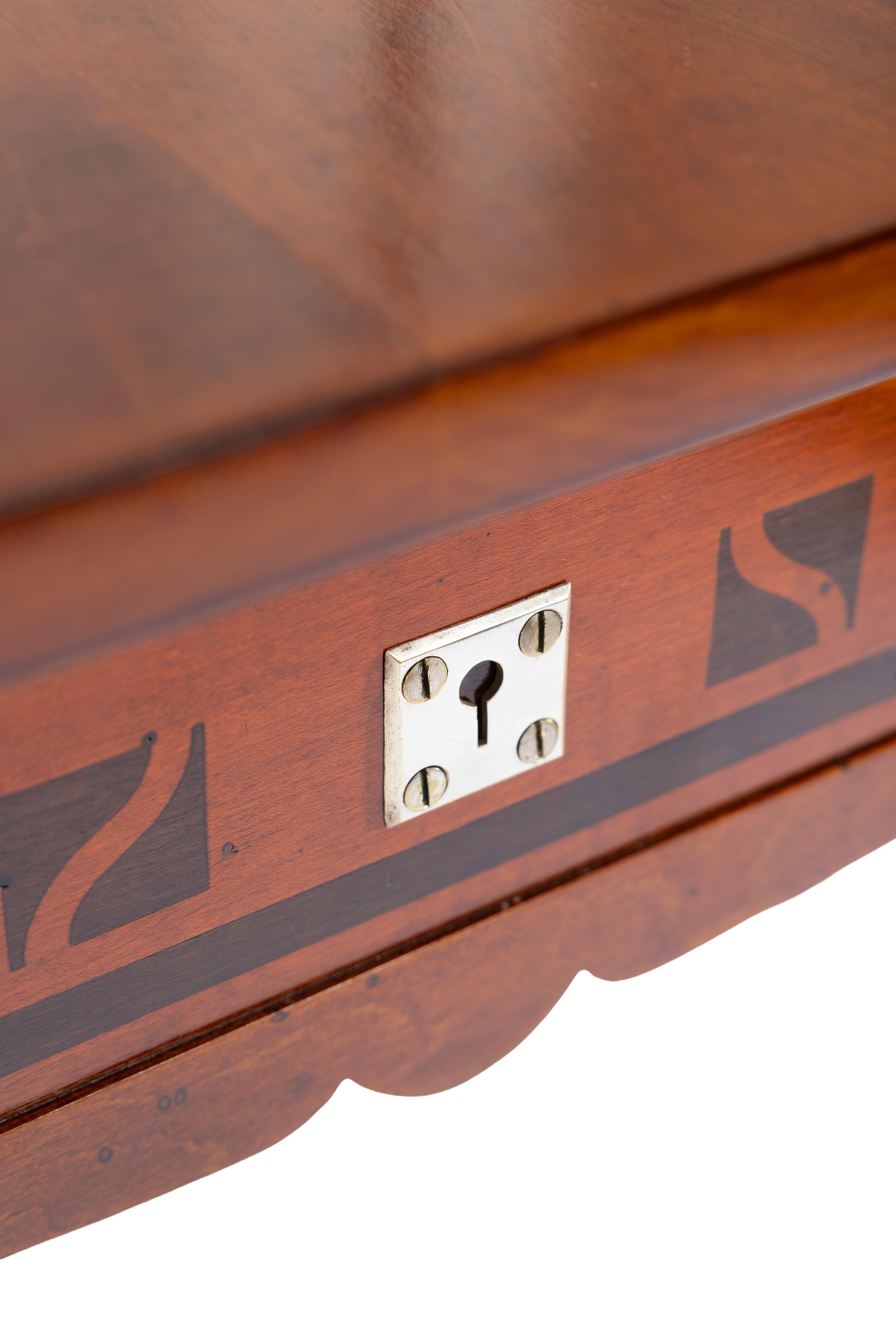 Austrian Viennese Art Nouveau side table Joseph Maria Olbrich & Josef Hoffmann ca. 1900 For Sale