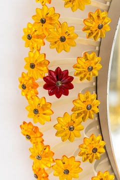 Miroir mural viennois à contre-jour par Emil Stejnar pour Rupert Nikoll, années 1950