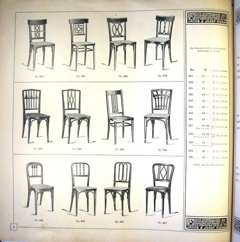 Viennese Bentwood Chair J&J Kohn Nr.359, circa 1906 3