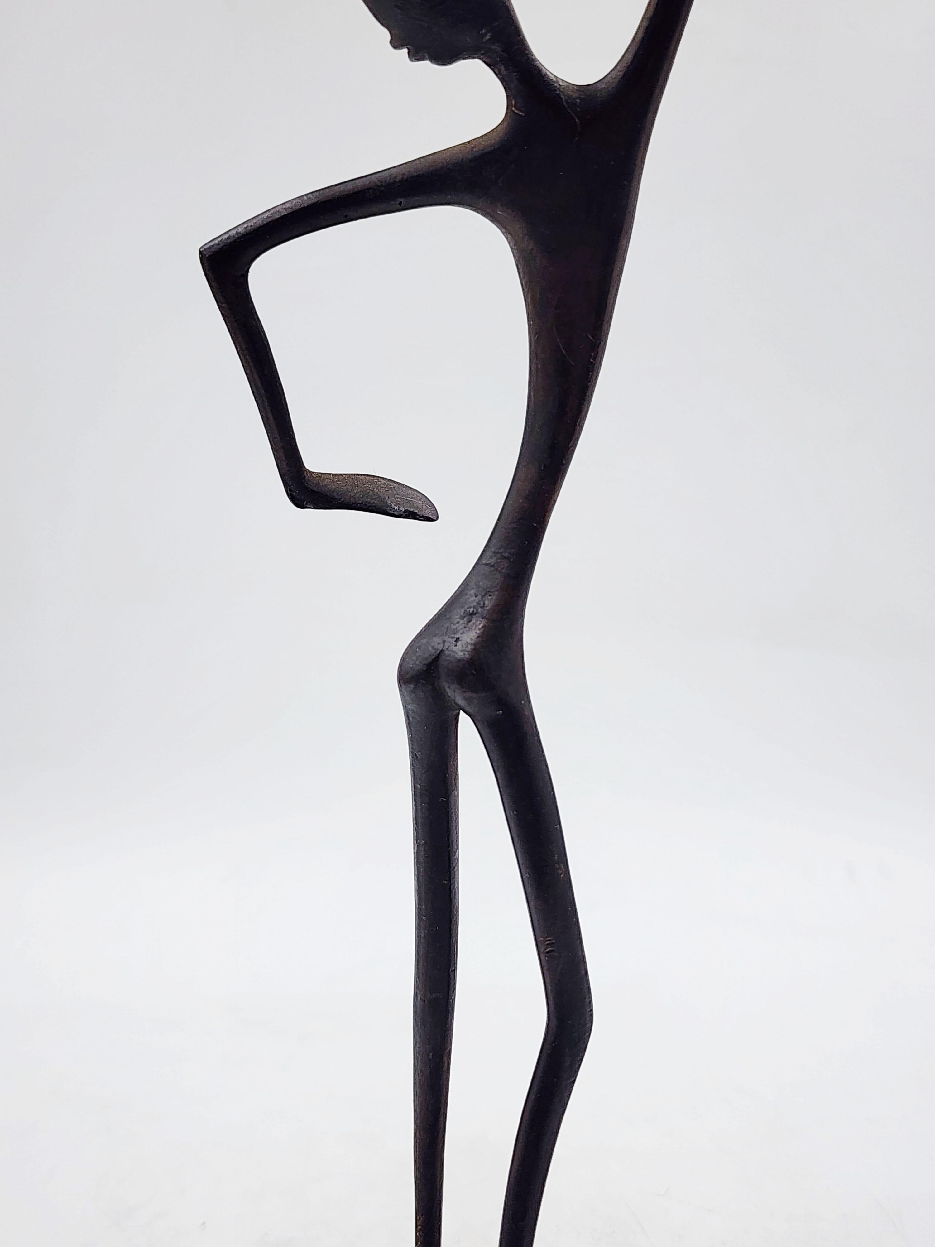 Austriaco Figura in bronzo viennese 
