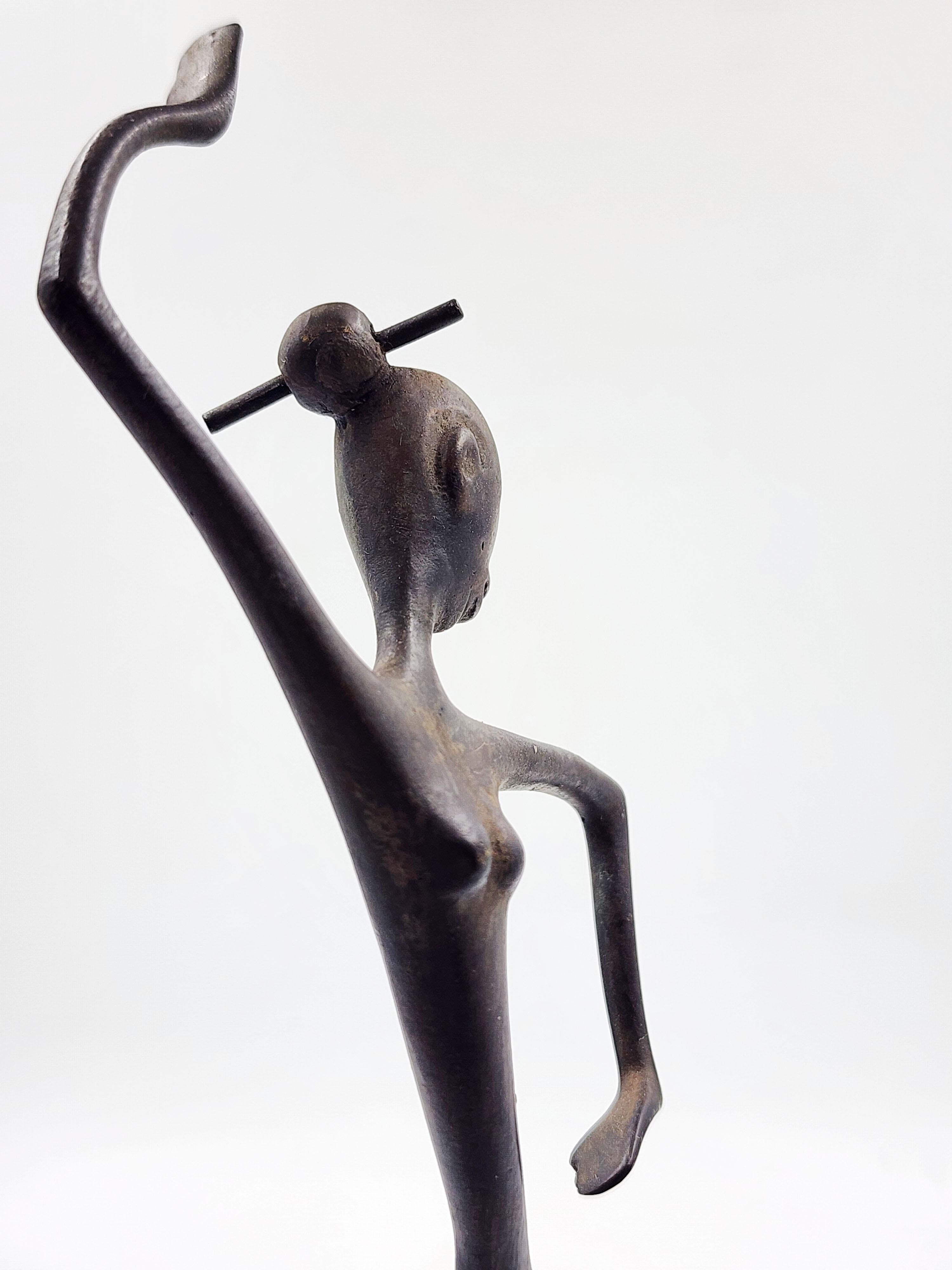XX secolo Figura in bronzo viennese 