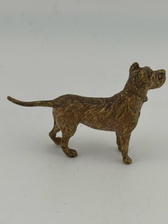 Viennese Bronze Shepherd Dog Gilded