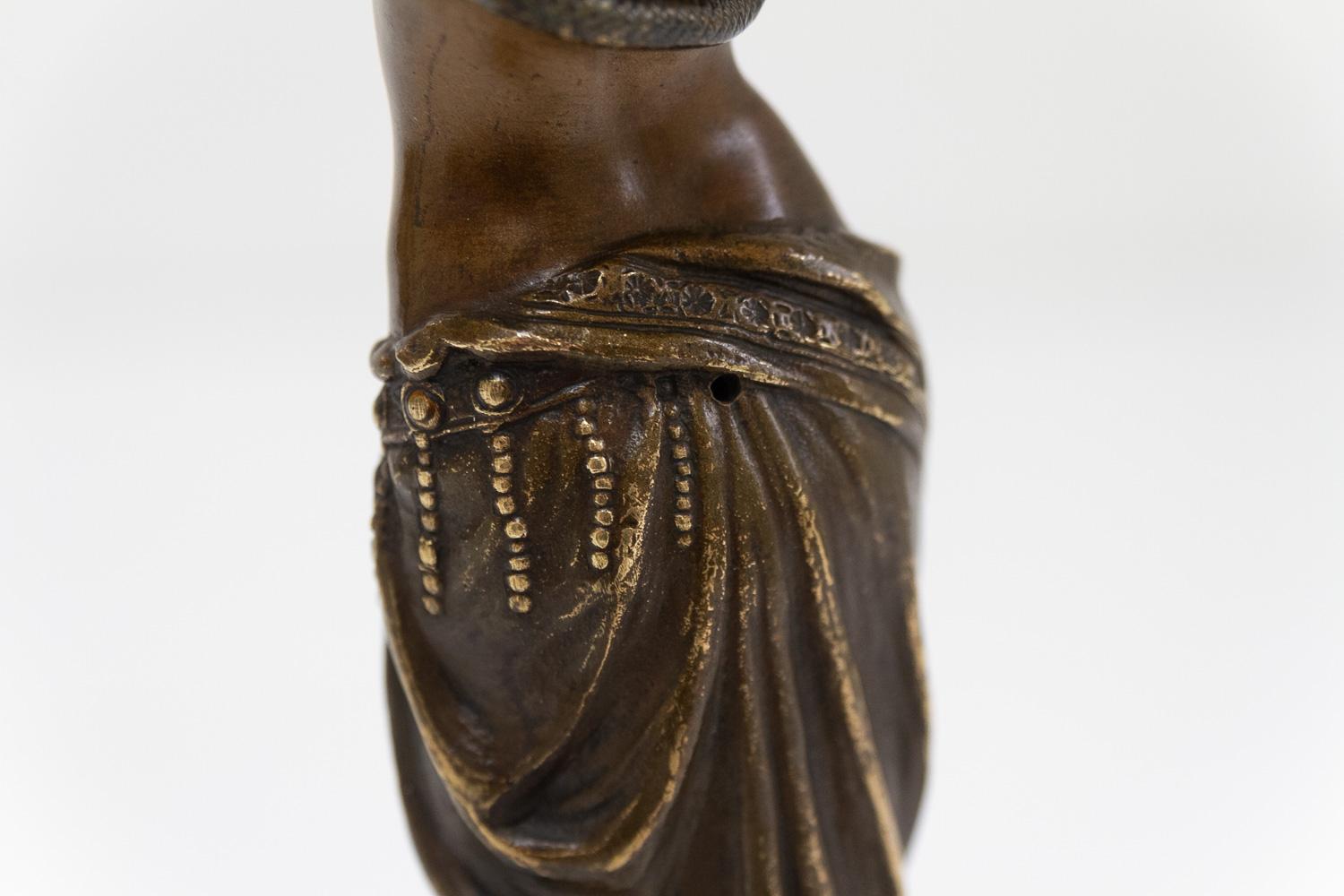 Viennese Bronze Snake Dancer by Franz Xavier Bergmann, 1900s. 8