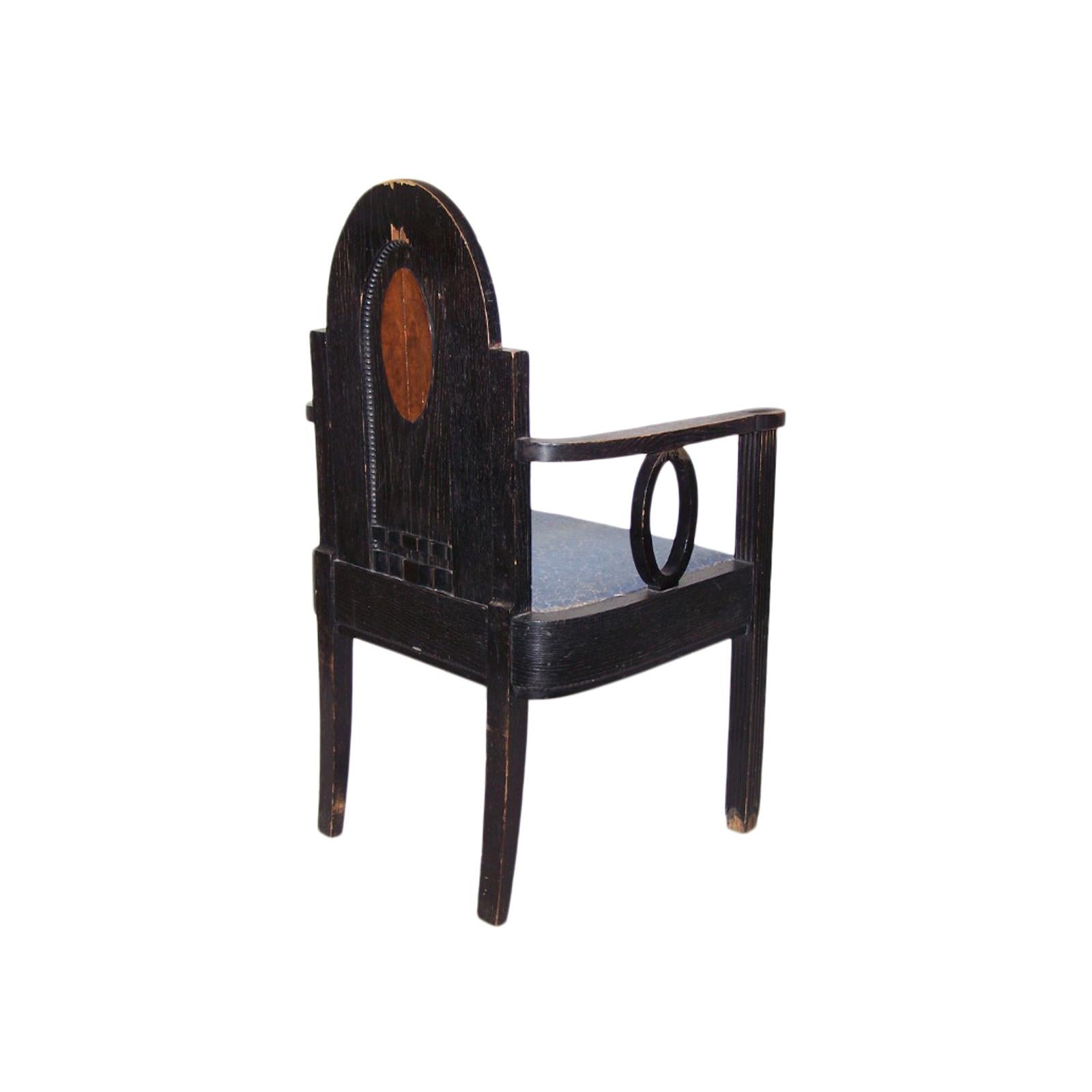 Vienna Secession Viennese Chair 1905 Jugendstil, Secession Style 1905 / Original For Sale