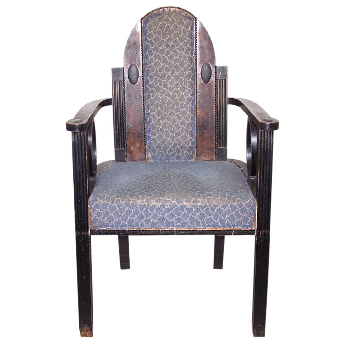 Viennese Chair 1905 Jugendstil, Secession Style 1905 / Original For Sale