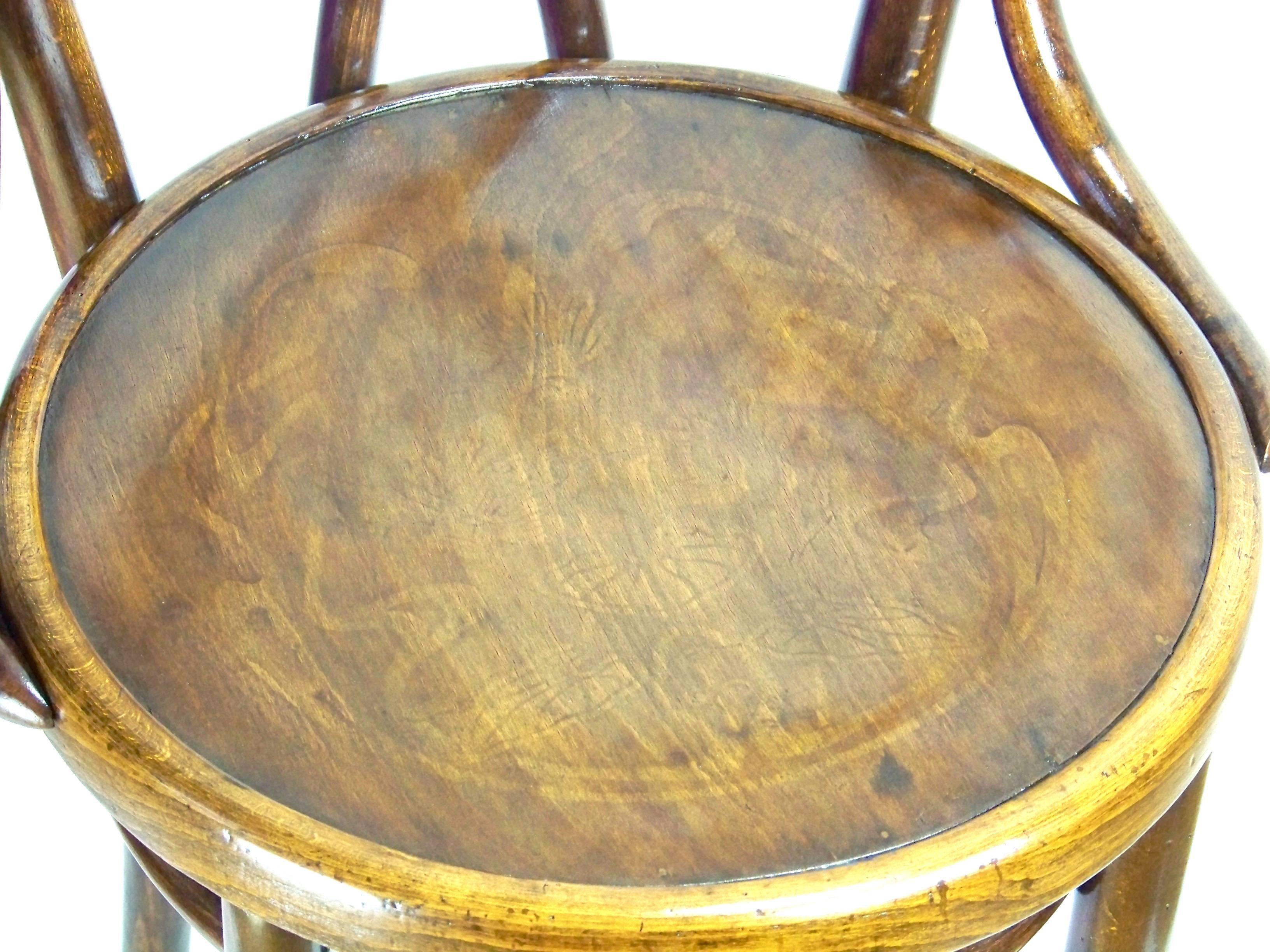 Austrian Viennese Chair J & J Kohn Nr.36, circa 1900