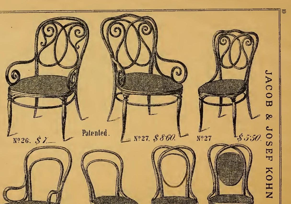 Bentwood Viennese Chair J & J Kohn Nr.27, since 1877