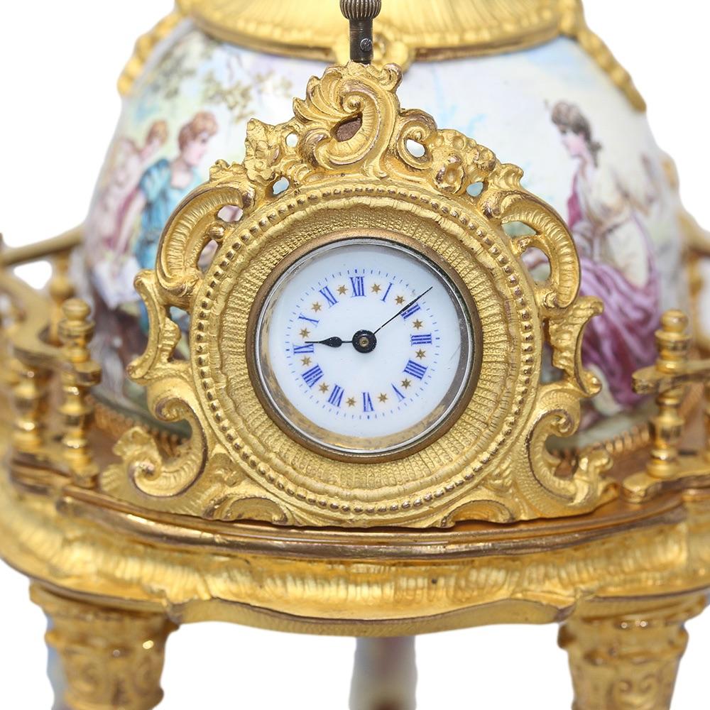 Viennese Classical Enamel Table Clock 10
