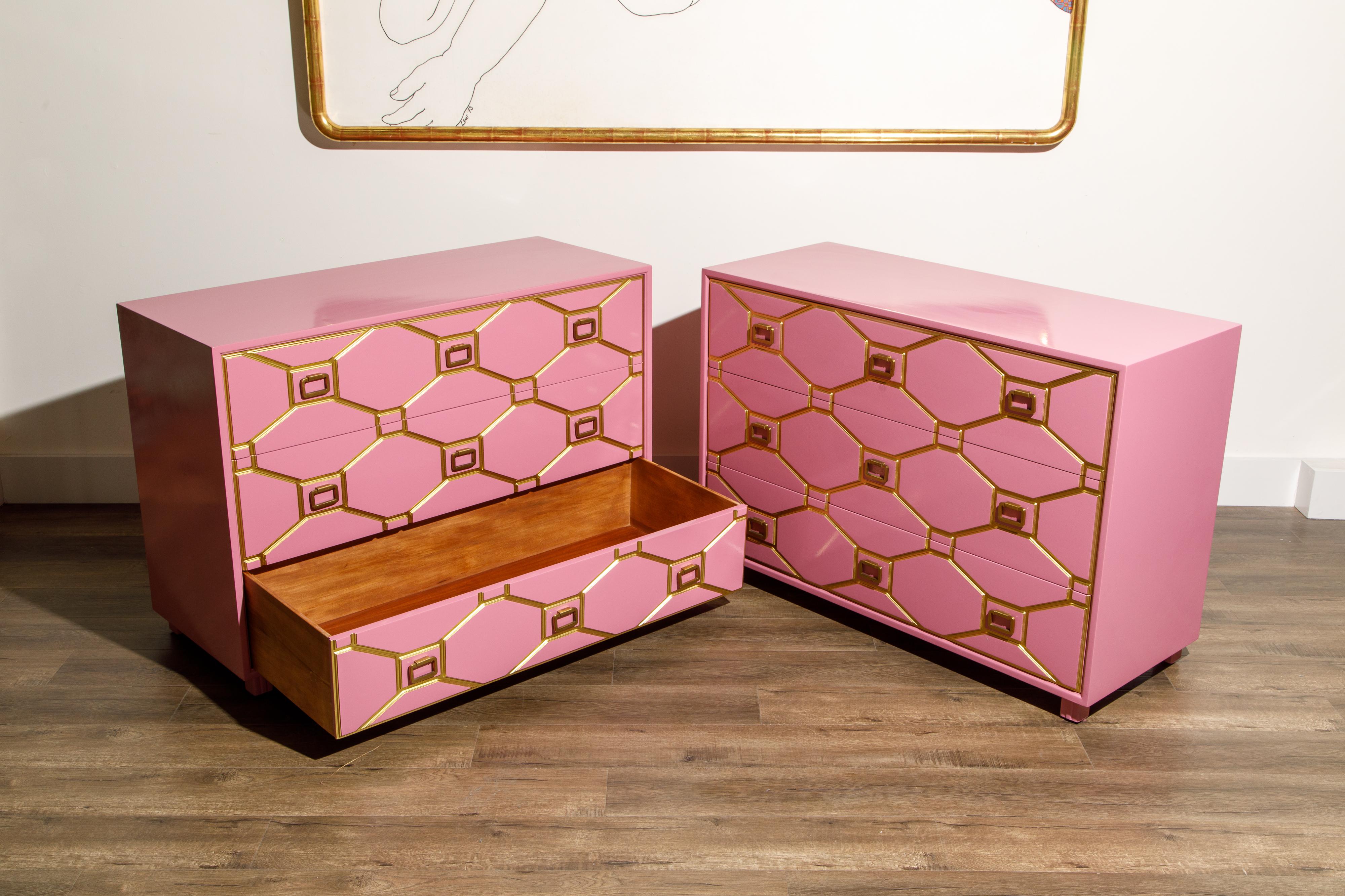 Viennese Collection Dressers by Dorothy Draper for Henredon, circa 1960, Signed 4