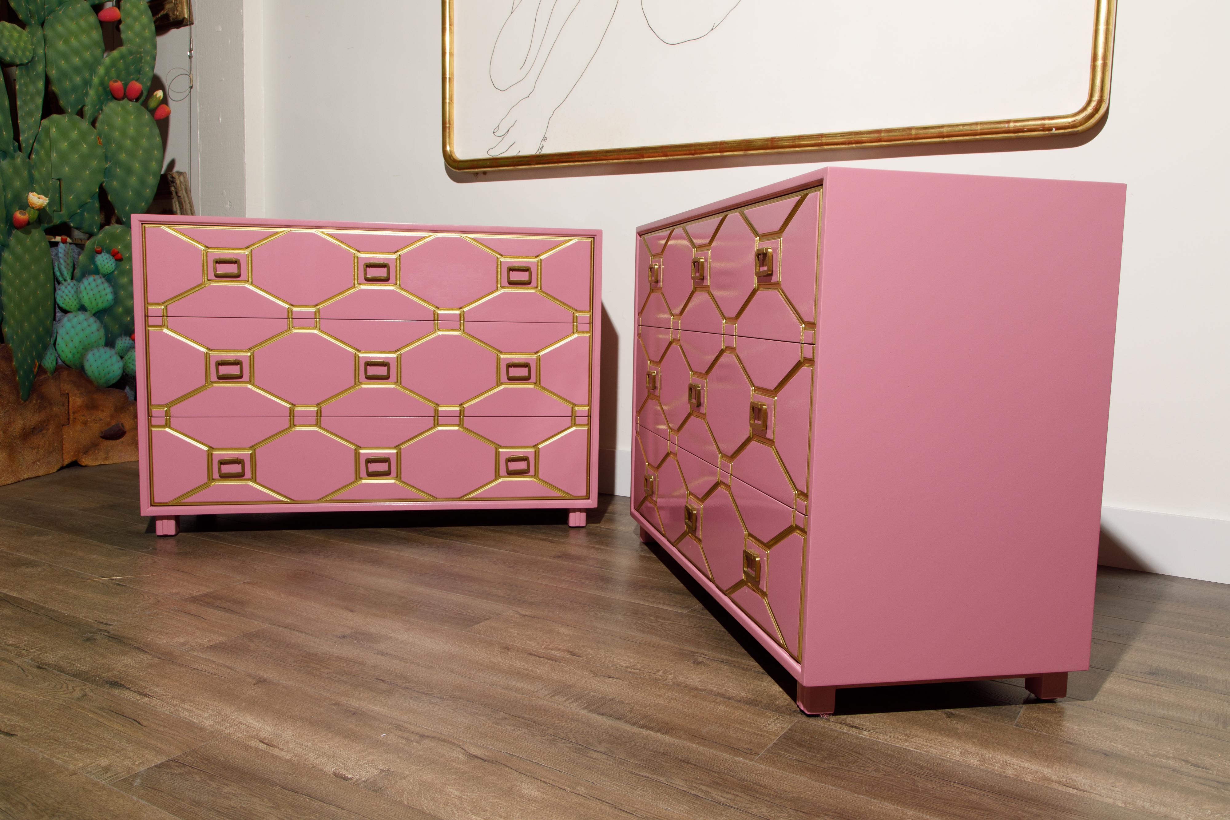 Mid-20th Century Viennese Collection Dressers by Dorothy Draper for Henredon, circa 1960, Signed