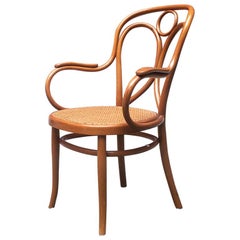 Viennese Early 20th Century Thonet Chair in Solid Wood, 1900s