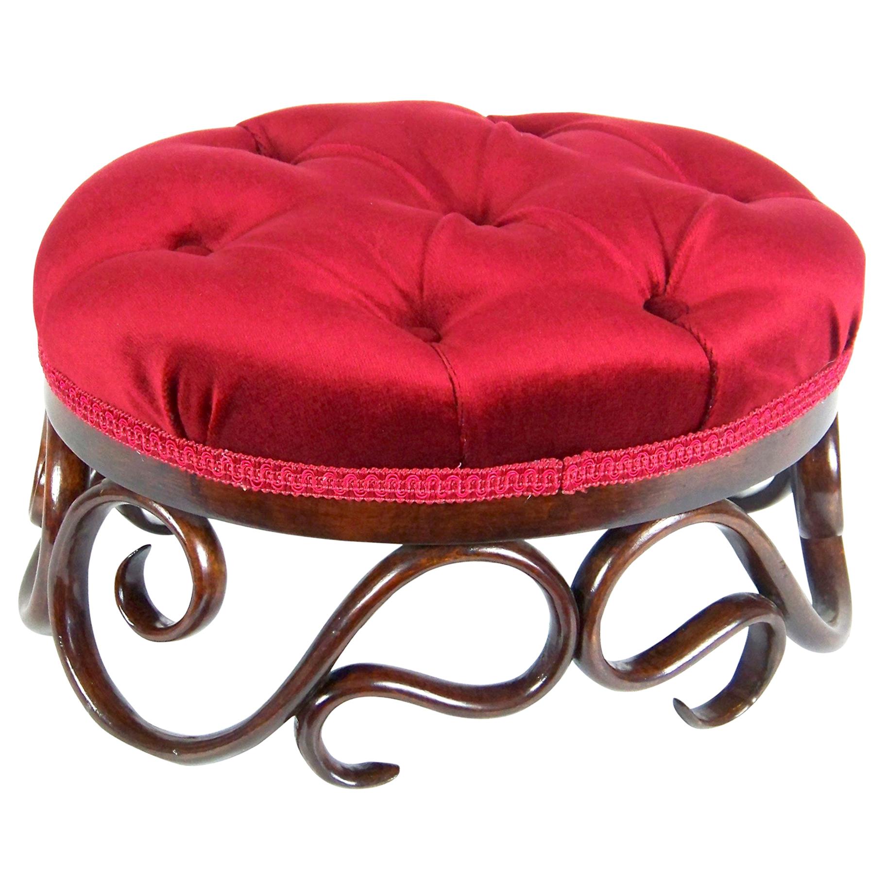 Viennese Footrest Josef Jaworek Nr. 2, circa 1875 For Sale