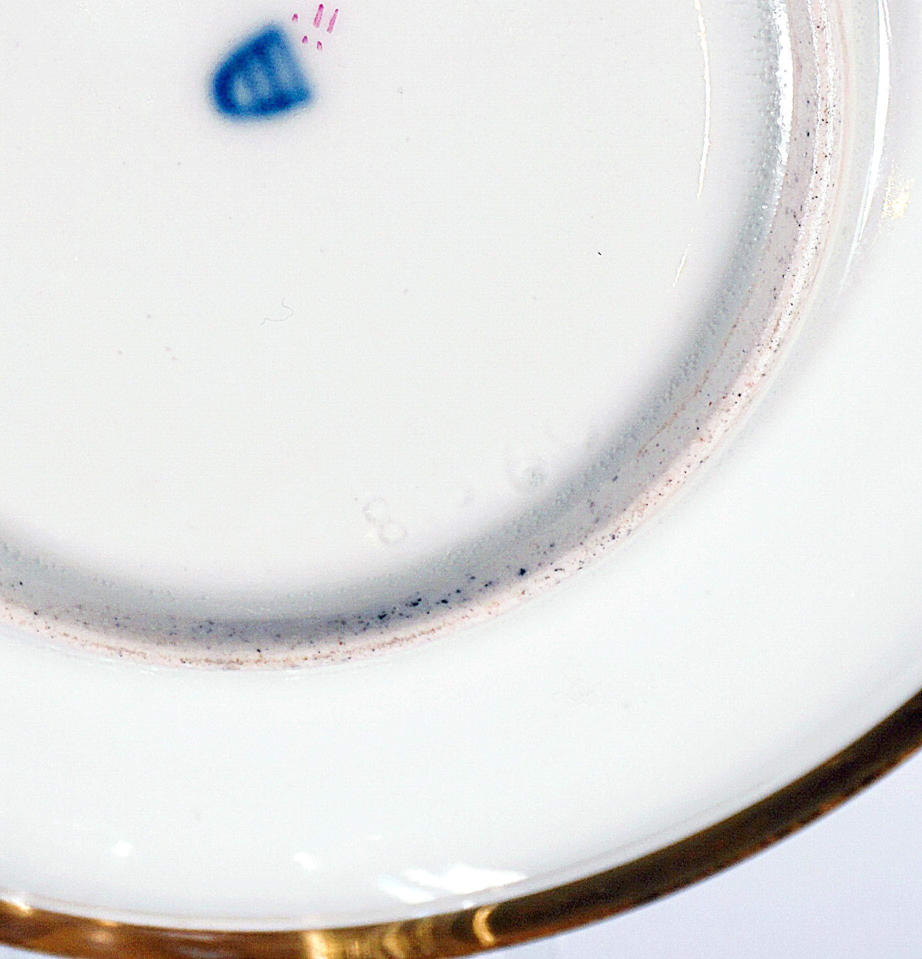 Taza de colección de porcelana imperial vienesa 