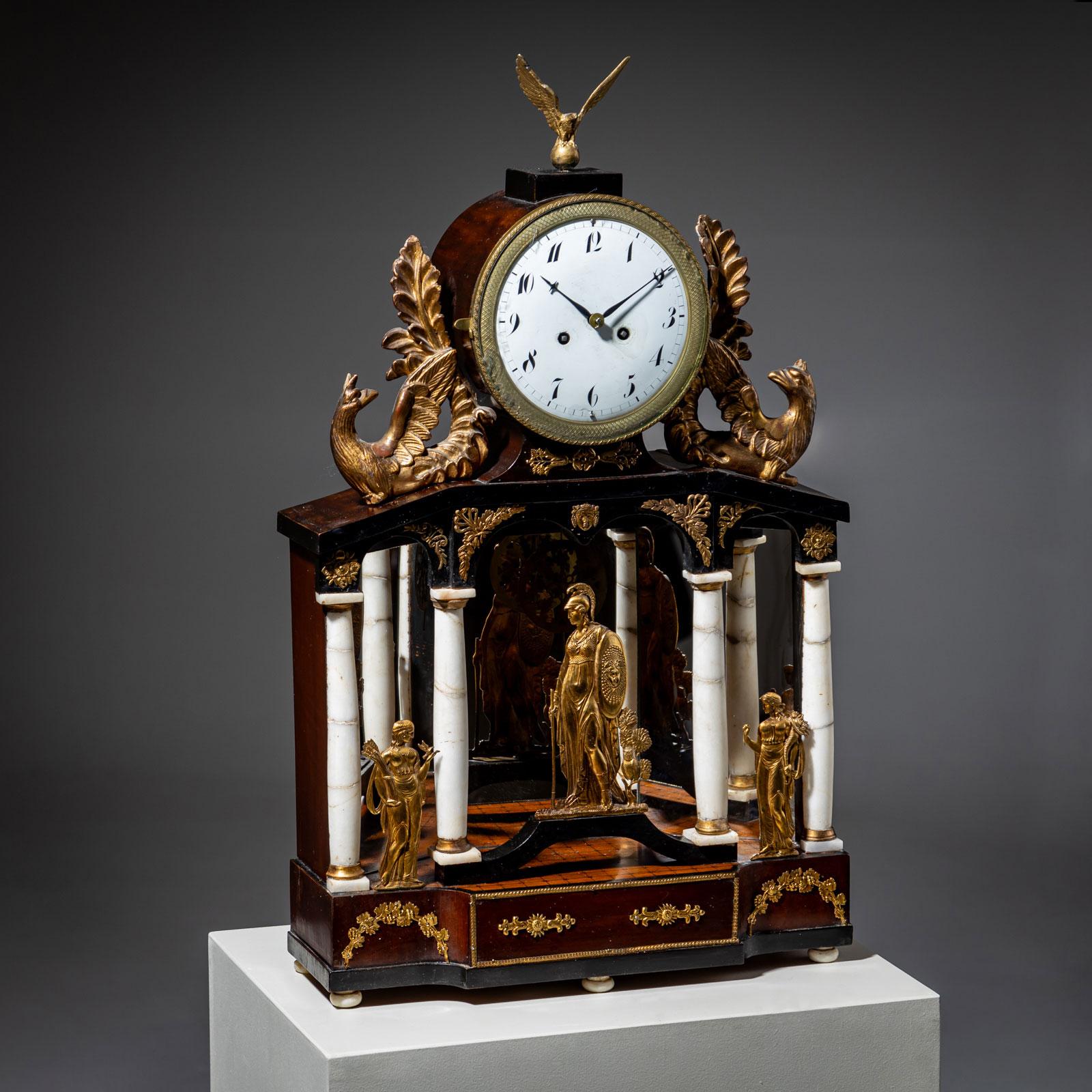 Austrian Viennese Portal Clock, 1st Half 19th Century For Sale