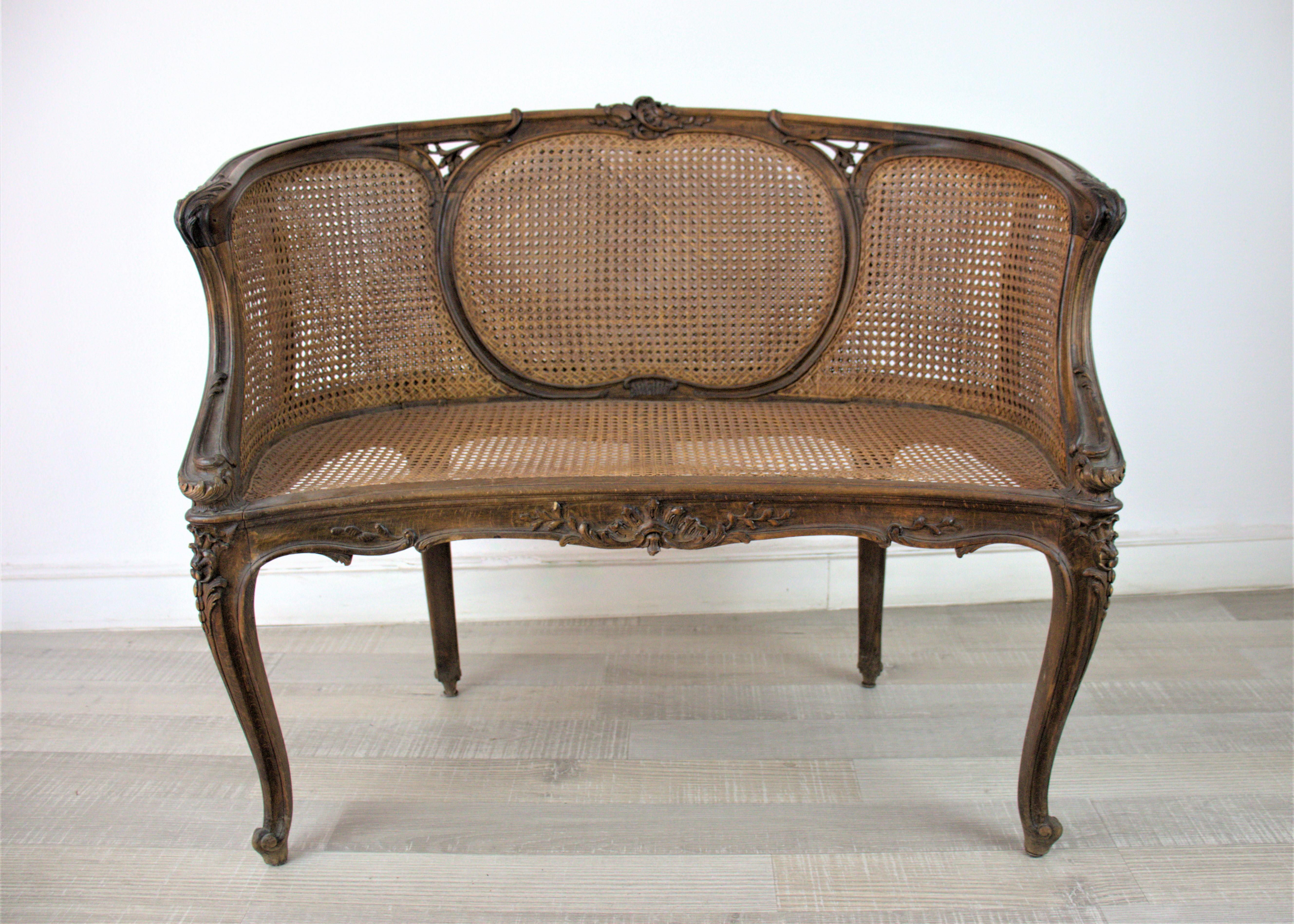 Viennese Rococo Reeded Sofa 2