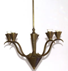 Wiener Salonlüster um 1920, Dagobert Peche zugeschrieben