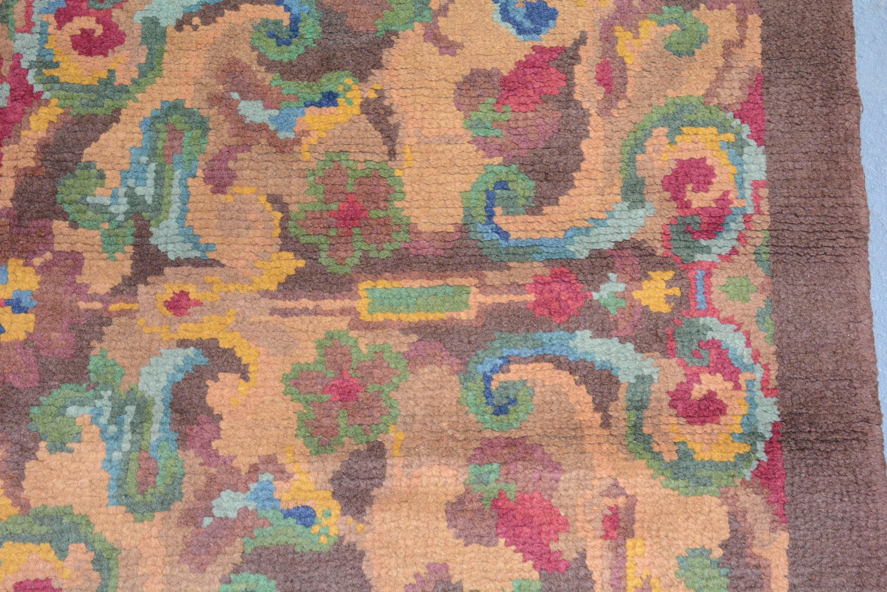 Woven Viennese Savonnerie Carpet For Sale