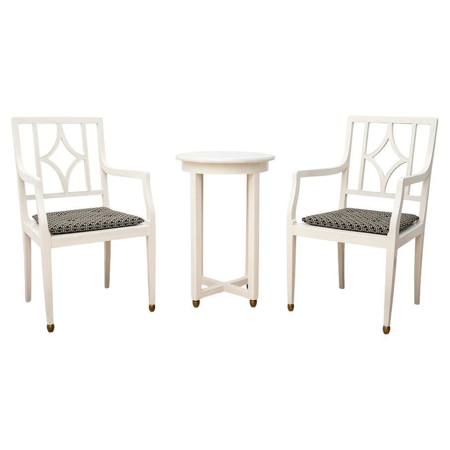 Viennese seating ensemble Mauritius Herrgesell school of Koloman Moser ca. 1902