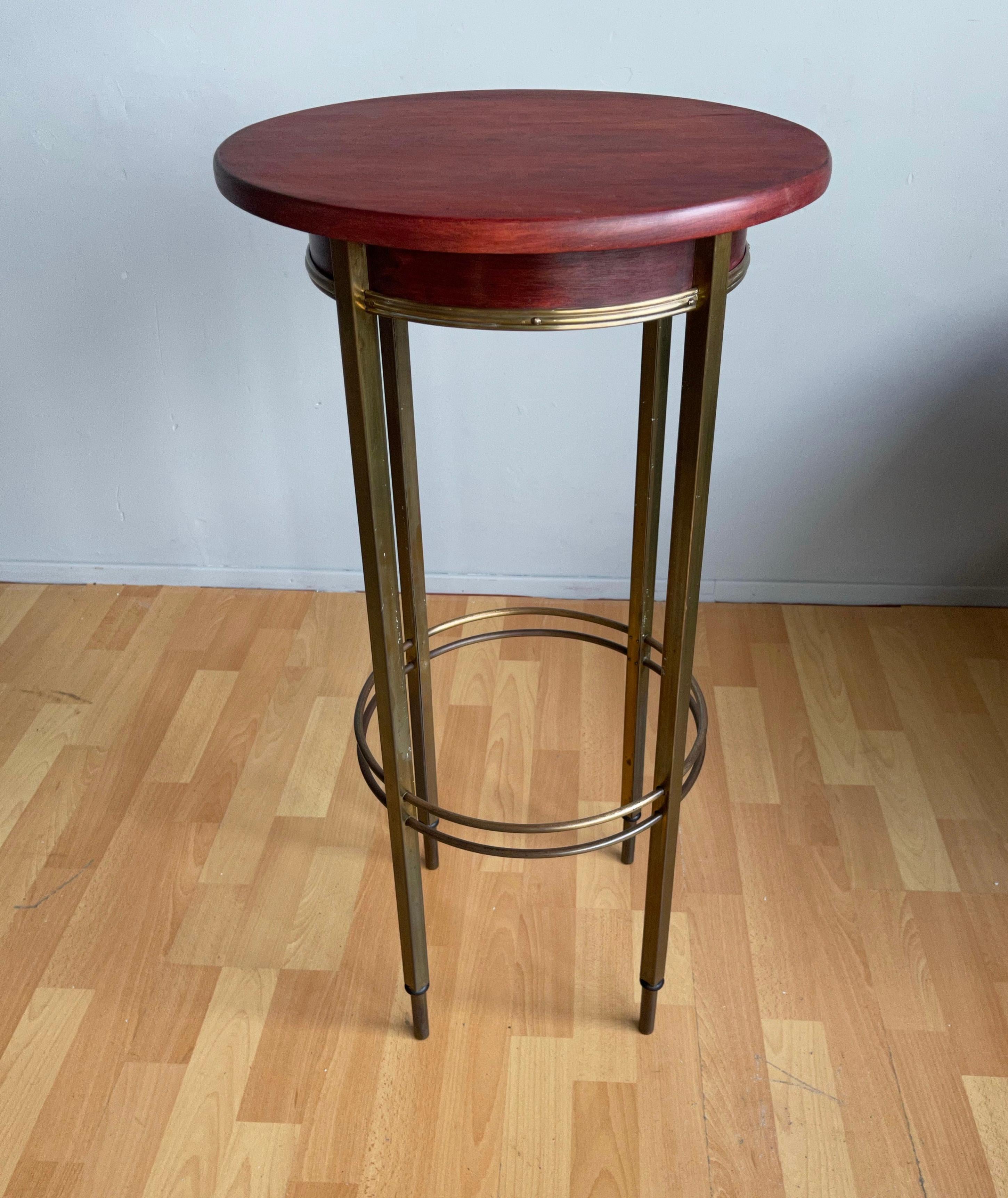 Arts and Crafts Rare Vienne Secession / Modernist Pedestal or Flower Stand by Ernst Rockhausen For Sale
