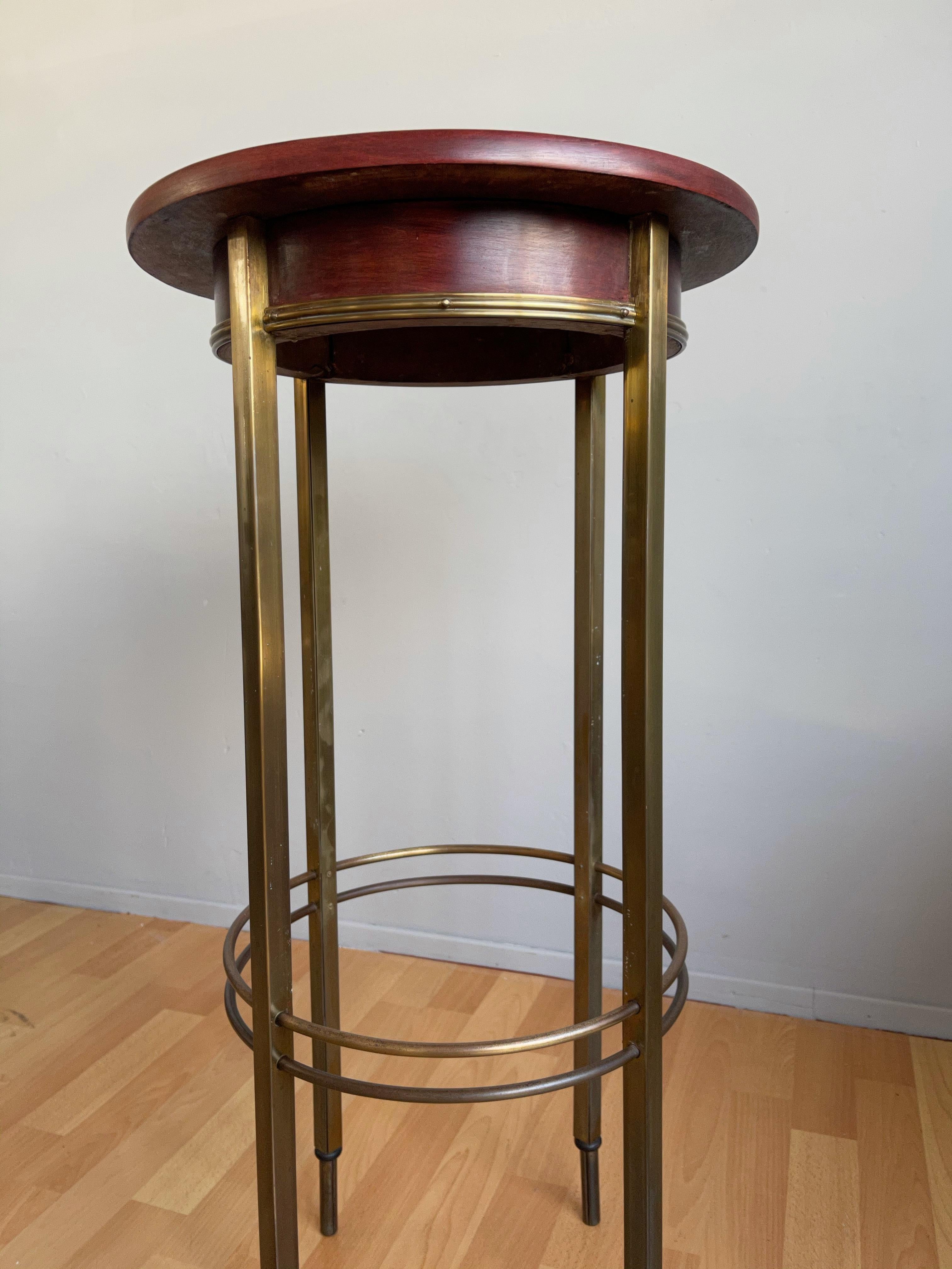 German Rare Vienne Secession / Modernist Pedestal or Flower Stand by Ernst Rockhausen For Sale