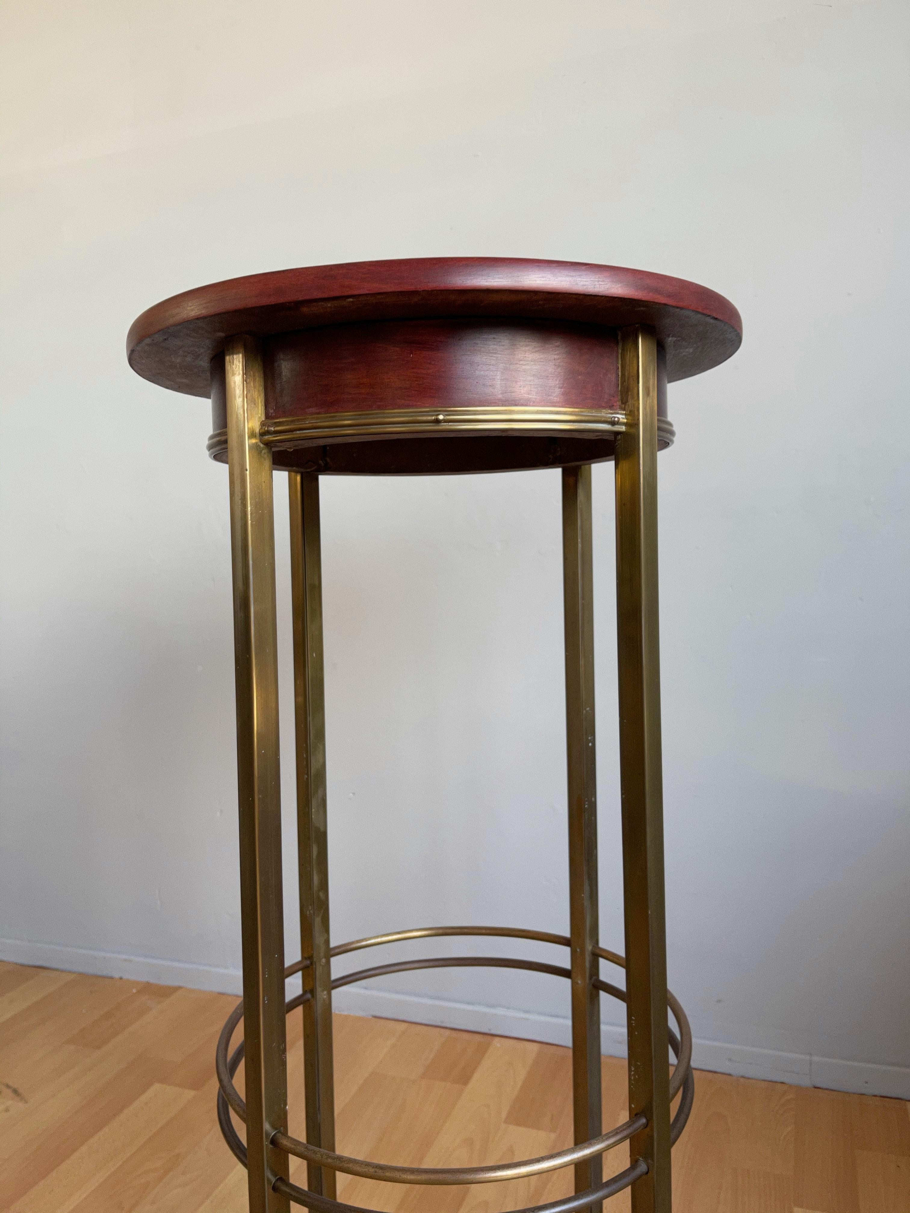Rare Vienne Secession / Modernist Pedestal or Flower Stand by Ernst Rockhausen In Good Condition For Sale In Lisse, NL