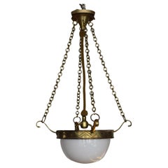 Viennese Secession Ceiling Lamp by Josef Hoffmann