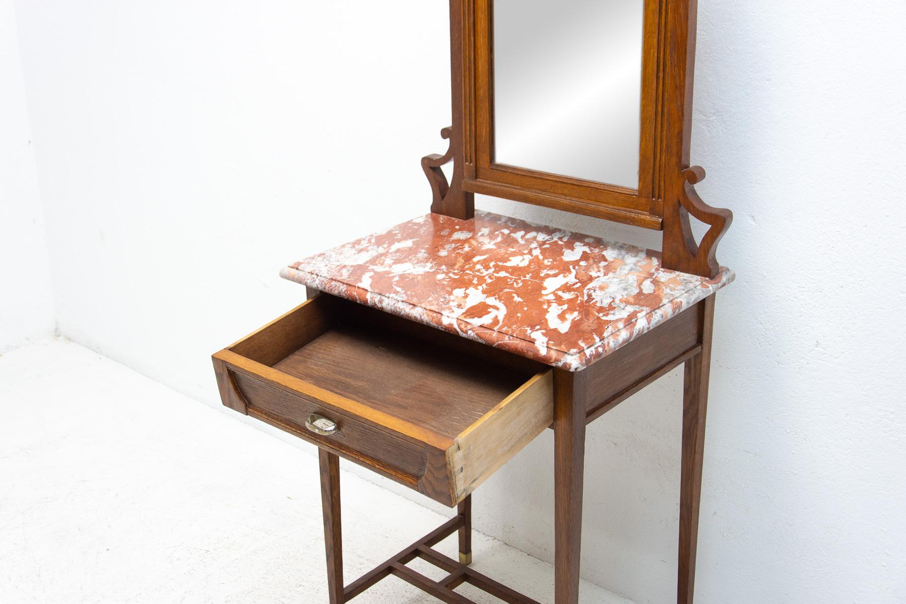 Viennese Secession Dressing Table with Mirror, 1910 For Sale 8